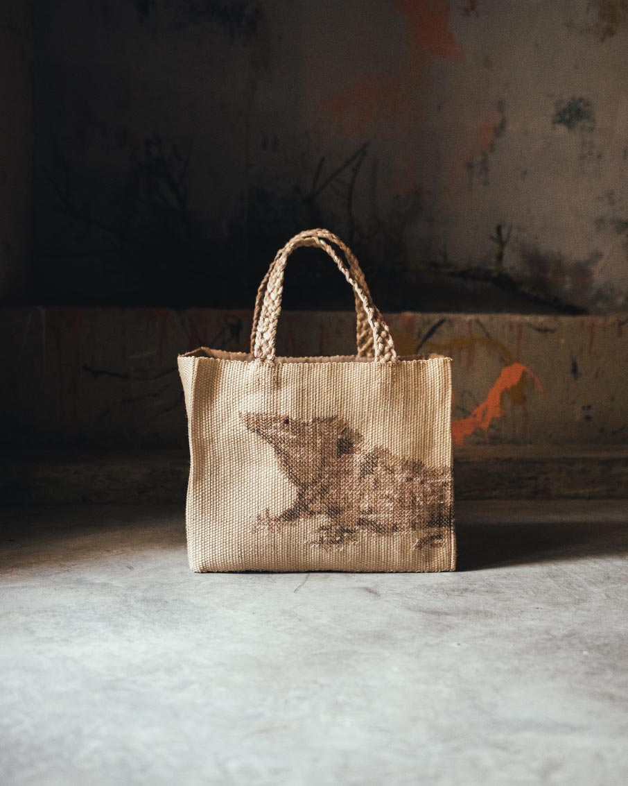 Bolso-grande-Paloma-Van-Den-Akker-iguana-crema